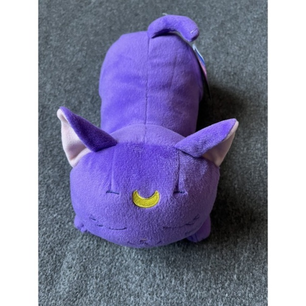 Luna Loaf Plush Toy Unisex 12 Inch Purple New Sailor Moon Cat Clever Idiots